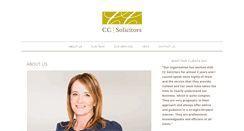 Desktop Screenshot of ccsolicitors.ie