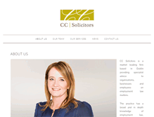 Tablet Screenshot of ccsolicitors.ie